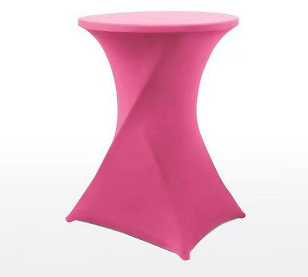 Стрейч Чехол для Коктейльного Стола, Высокая Круглая Скатерть для Барного Стола, Чехол для Банкетного Стола