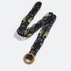 Woven Weave Belt Retro Ethnic Style Waistband Personality Bohemian Style Belt  Dress Decoration