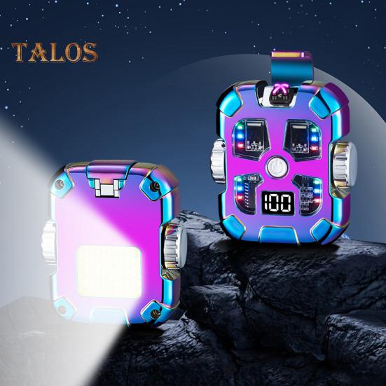 Спиннер Fidget со светодиодной подсветкой, цифровым дисплеем, зарядка через USB, 3 режима, регулируемый воспламенитель, антистрессовый гироскоп, вращающаяся игрушка