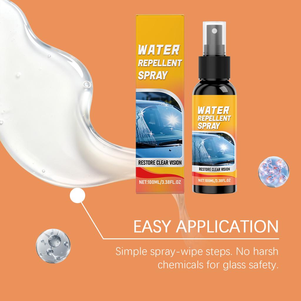 Спрей для стекла для чистых, ярких и глянцевых автомобильных лобовых стекол, обеспечивающий четкую видимость. 100мл