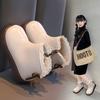 Children'S Martin Boots Foreign Trade  New Baby Soft-Soled Princess Boots Korean Version Medium And Older Children'S Non-Slip Casual Boots