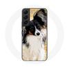 Case - Samsung - Galaxy S22 - Continental Miniature Spaniel Papillon - Black - Rigid