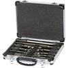 Набор из 13 сверл и долото SDS PLUS Алюминиевый кейс для переноски D-20111