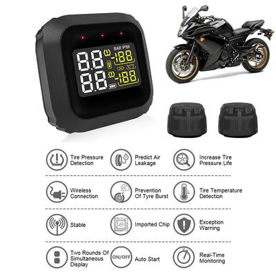 Водонепроницаемая система контроля давления в шинах M3 Moto LCD для мотоцикла, цифровой беспроводной мониторинг давления в шинах, внешние датчики
