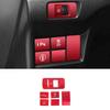 Для Honda Civic 11-го поколения 2022 года и новее Красная накладка кнопки управления переключателем фар