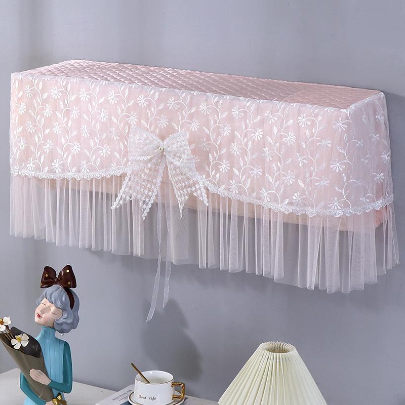 1 шт. Чехол для кондиционера Предотвращает прямое дутье Занавеска-ветрозащита с бантом Подвесной Воздухонепроницаемый