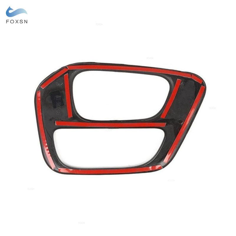 For Dodge Challenger 2015-2022 LHD ABS Carbon Fiber Style Car Center Console Gear Shift Panel Water Cup Holder Cover Frame Trim