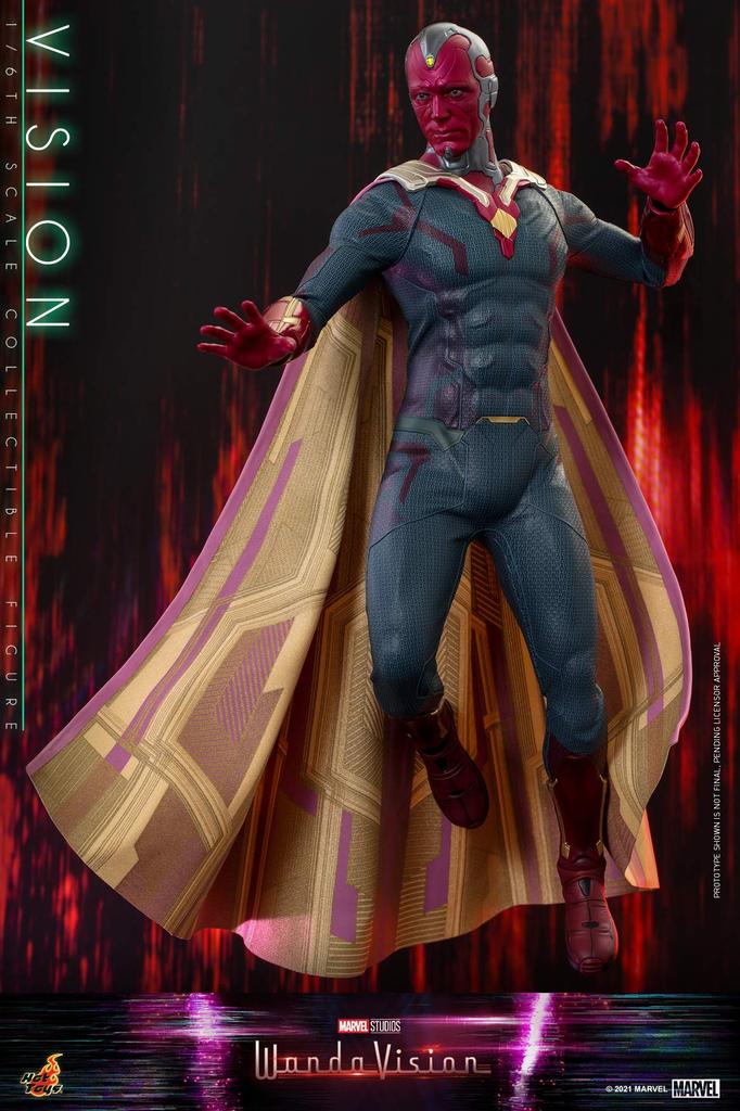 Television Masterpiece Wandavision Vision Scale Figure Red 1/6