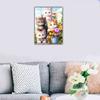 DIY Full Round Diamond Painting Cross Stitch 3D Cute Kitten Animal Scene Home Decorative Art Diamond Painting 5d Diamond Art Painting