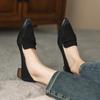 Inner and Outer Full Leather Coarse Single Order Shoes, Women's Spring and Autumn Retro Fashion Shoes, Genuine Leather Women's Shoes