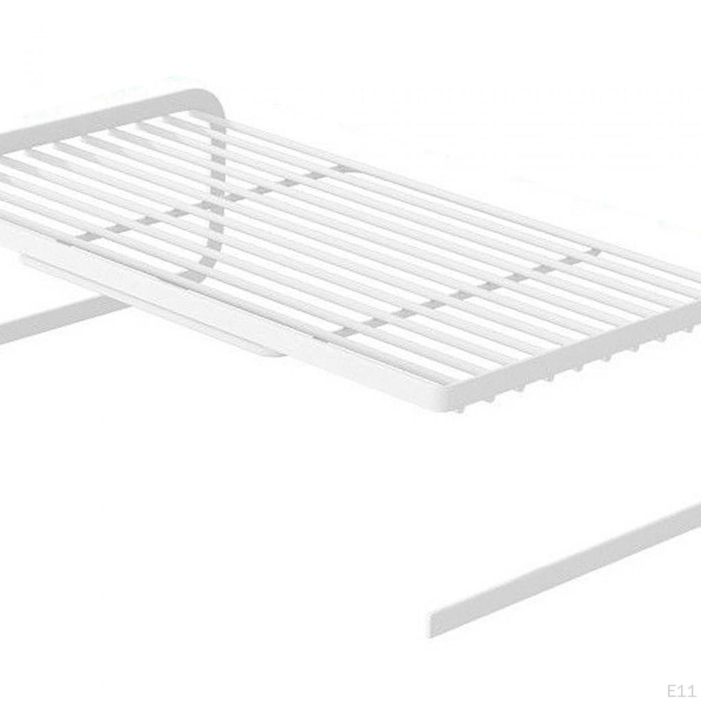 Металлическая сетчатая подставка для монитора, полка для ноутбука, устойчивая, расширяет пространство, деревянный настольный ящик для хранения для