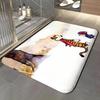 C-Calvin And Hobbes Self-adhesive Art Floor Mat Soft Flannel Entrance Door Mat Non Slip Absorbent Bathroom Bedroom Floor Rug