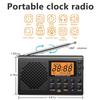 AM/FM/SW Stereo Radio Receiver Battery Operated 3-Band Radio Mini Shortwave Radio  Jogging