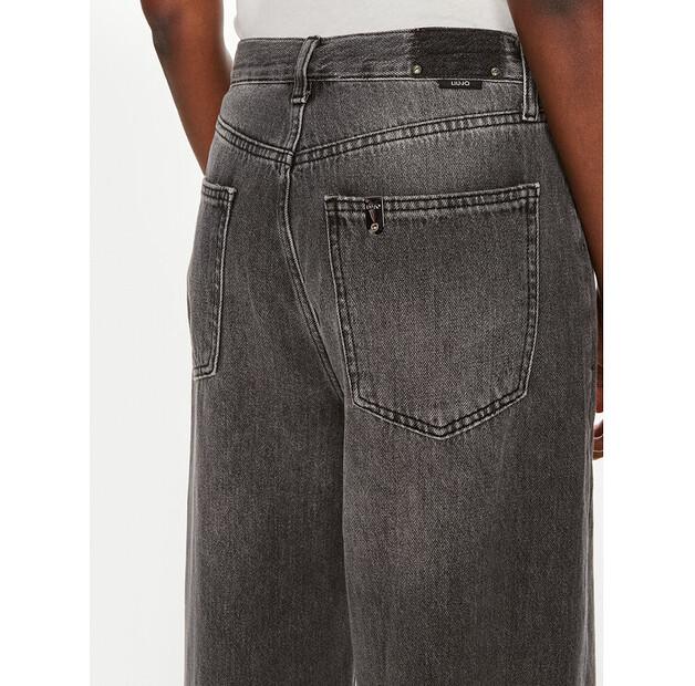 Jeans Liu Jo UF4129 DS048 Gray Wide Leg