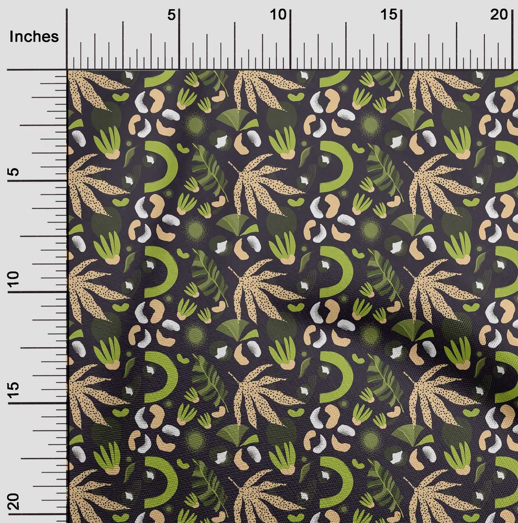 oneOone Ткань Cotton Flex Blueish Violet, тропическая абстрактная ткань для платья, ткань с принтом, от The Yard, 40 дюймов