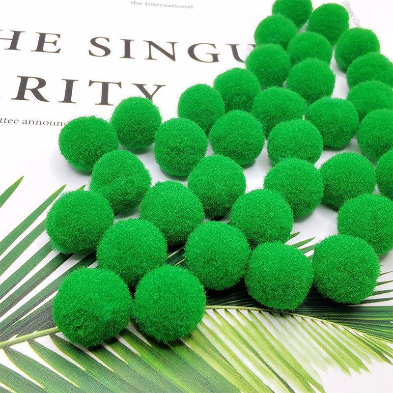 Разноцветные эластичные помпоны для поделок своими руками для детей - плюшевые, красочные шарики для творческих проектов и украшений