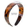 Retro Leopard Hairband Acetate Non-slip Headband Headwear Headdress Hair Hoop Women Hair Accessories Headwear Festival Gifts