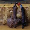 Thunderstruck Jujube Wood Axe Pendant Charm - Handmade Carved Accessory