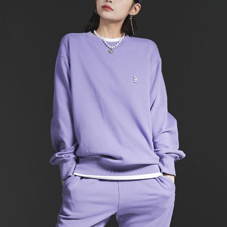 Новые унисекс толстовки MLB Фиолетовые 3AMTB0124-43LDS