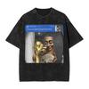 There Is Motion At Your Front Door Tung Tung Tung John Pork Men T Shirts Washed Vintage Tee Shirt Short Sleeve Crewneck Tshirt