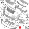 YL015707XT Fit for Peugeot 2008 P24C Front fog light frame fog light trim cover fog light bracket cover plate