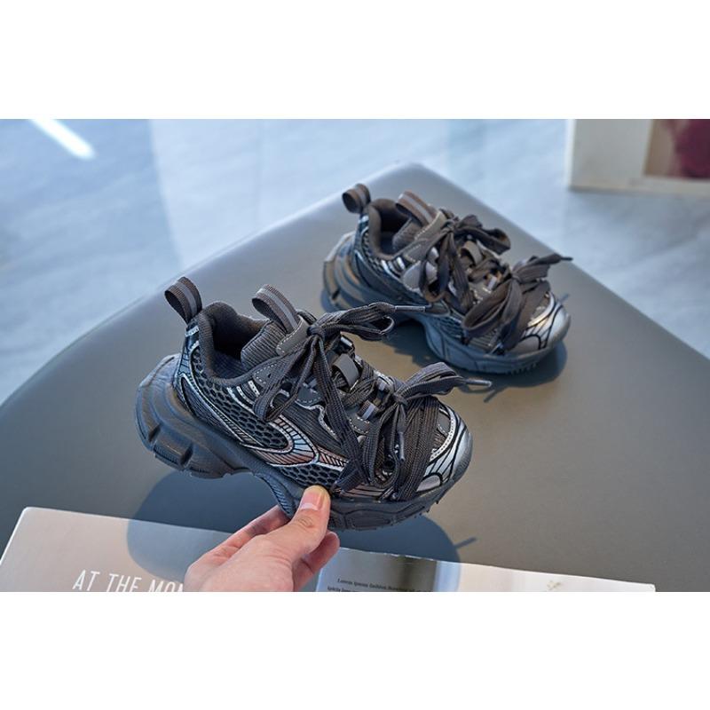 Детская модная брендовая обувь весна и осень новые спортивные туфли для девочек обувь для папы для мальчиков летняя дышащая сетчатая обувь