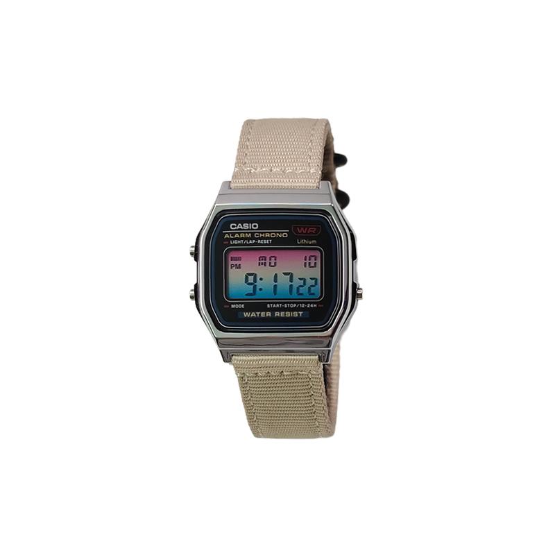 Casio Кастомизированные часы, модифицированная серия, оранжевое стекло, розовый пластиковый корпус, водозащита для жизни, F-91WS-4, модифицированные-Сиюй Танмянь, Кварцевые, n F-91WS-4