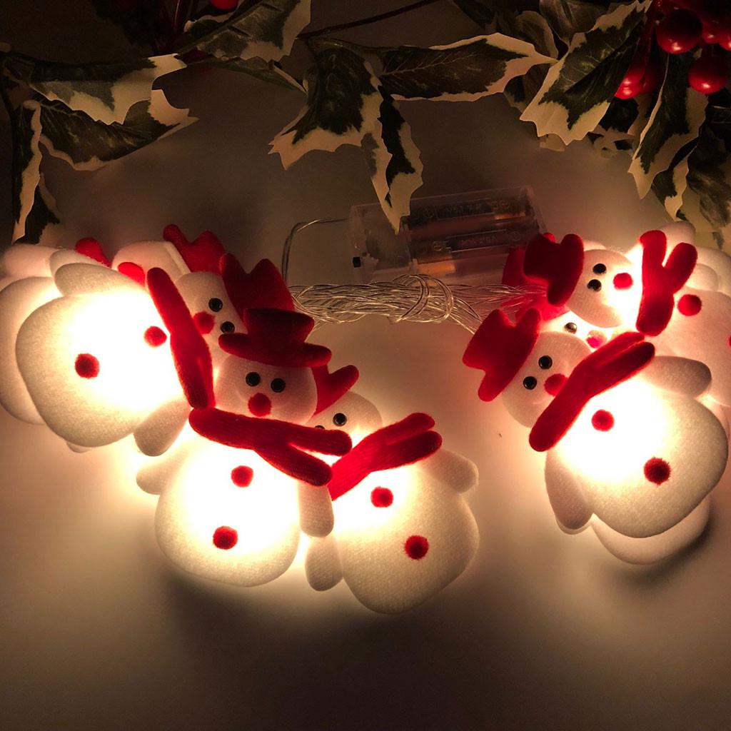 LED Christmas Snowman Strings Christmas Tree Holiday Party Decoration