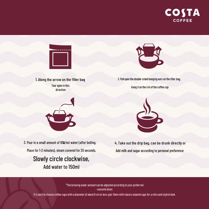 Costa British Classic Drip Coffee Share Pack