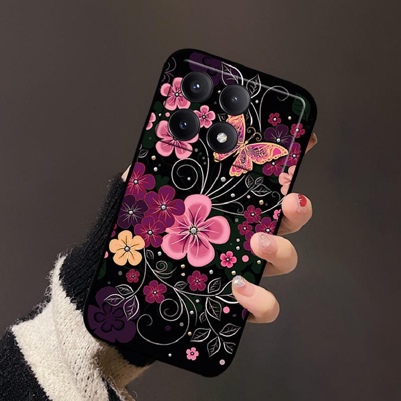 Чехол для Xiaomi Poco X6 Pro Модный Рисунок Мягкий Силиконовый Задний Чехол Для Xiaomi PocoX6 Pro Funda Poco X6Pro Бампер Мультяшный Capa
