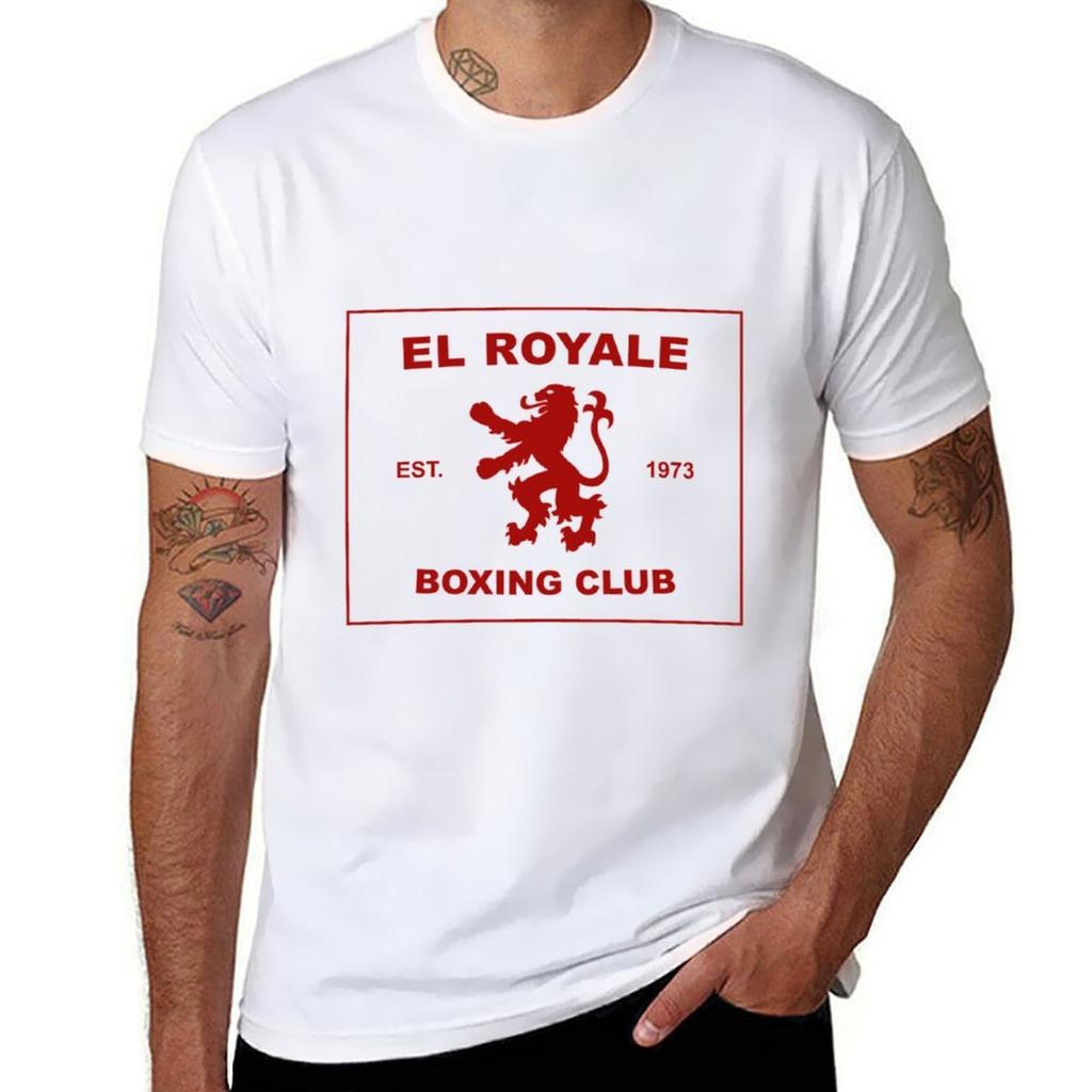 Футболка El Royale Boxing Club Повседневная Свободный крой
