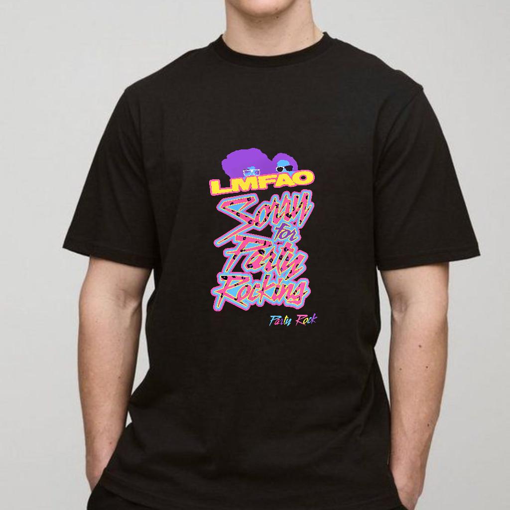 LMFAO Sorry for Party Rocking Tour TShirt Size S5XL Unisex Graphic Tee