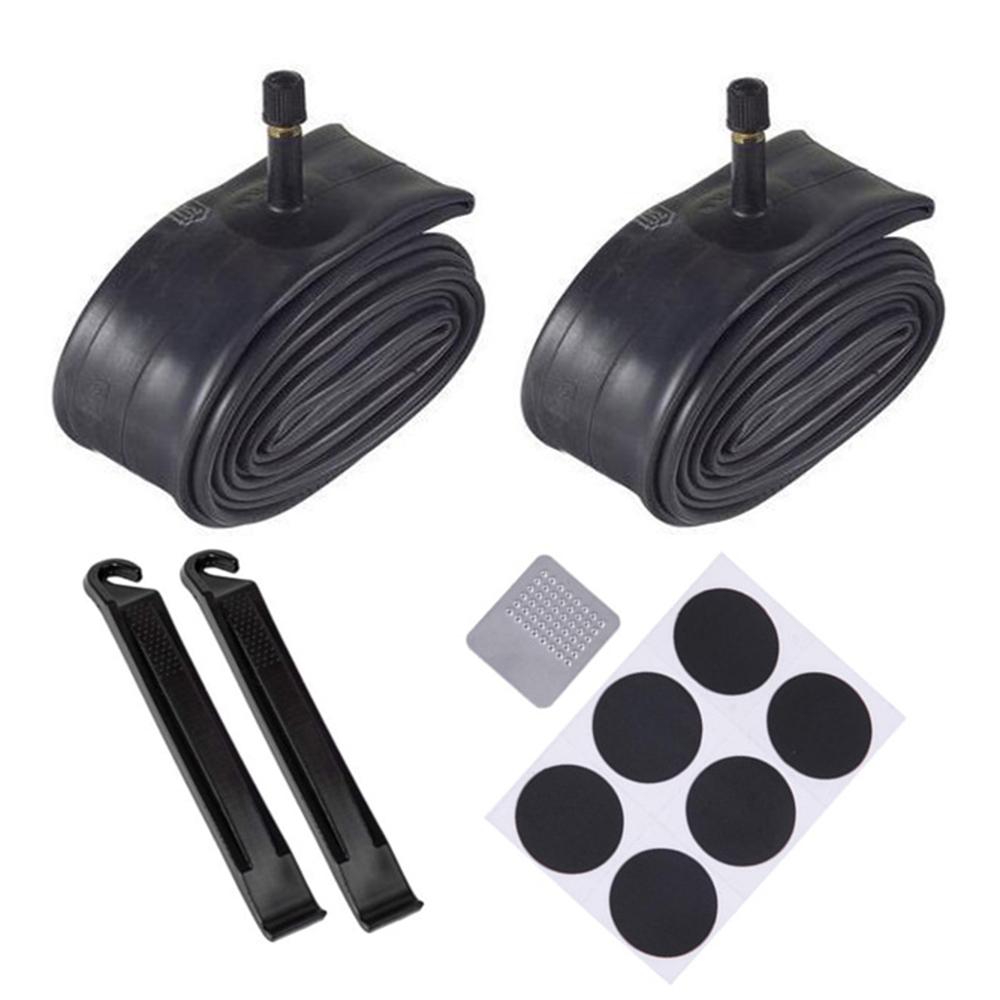 Трубки для горного велосипеда 26X1,75/2,125, внутренняя шина для велосипеда с рычагами шин, нашивка для шин и металлические рашпили