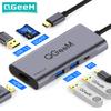 QGeeM Концентратор USB C 7 в 1 Huawei P20 Mate 20 Pro Type C USB-концентратор USB-C к концентратору 3.0 HDMI Card Reader Адаптер Thunderbolt3 для MacBook Pro