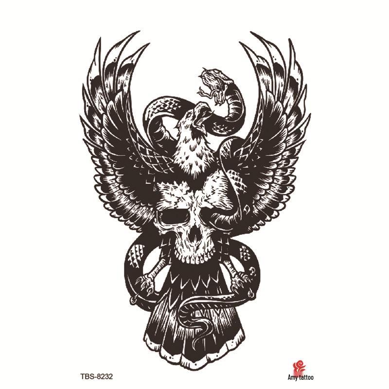 Водонепроницаемый набор тату-наклеек на всю руку с тотемными символами