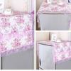 Pink Hanging Bag Art Cloth Dust Cover Refrigerator Cover Cloth Cover Flower