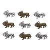 Alloy Lion Pendants Antique Silver Cartoon Animal Style Angrily Lion Pendant  DIY Accessories