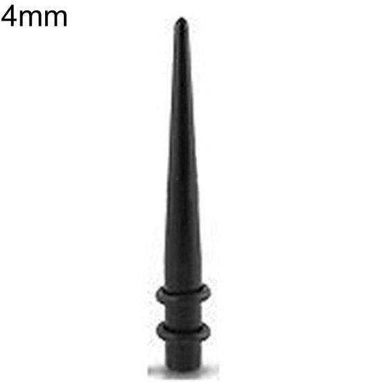 Черный прямой акриловый конусообразный расширитель для ушей, носилки, коническая вилка, устройство