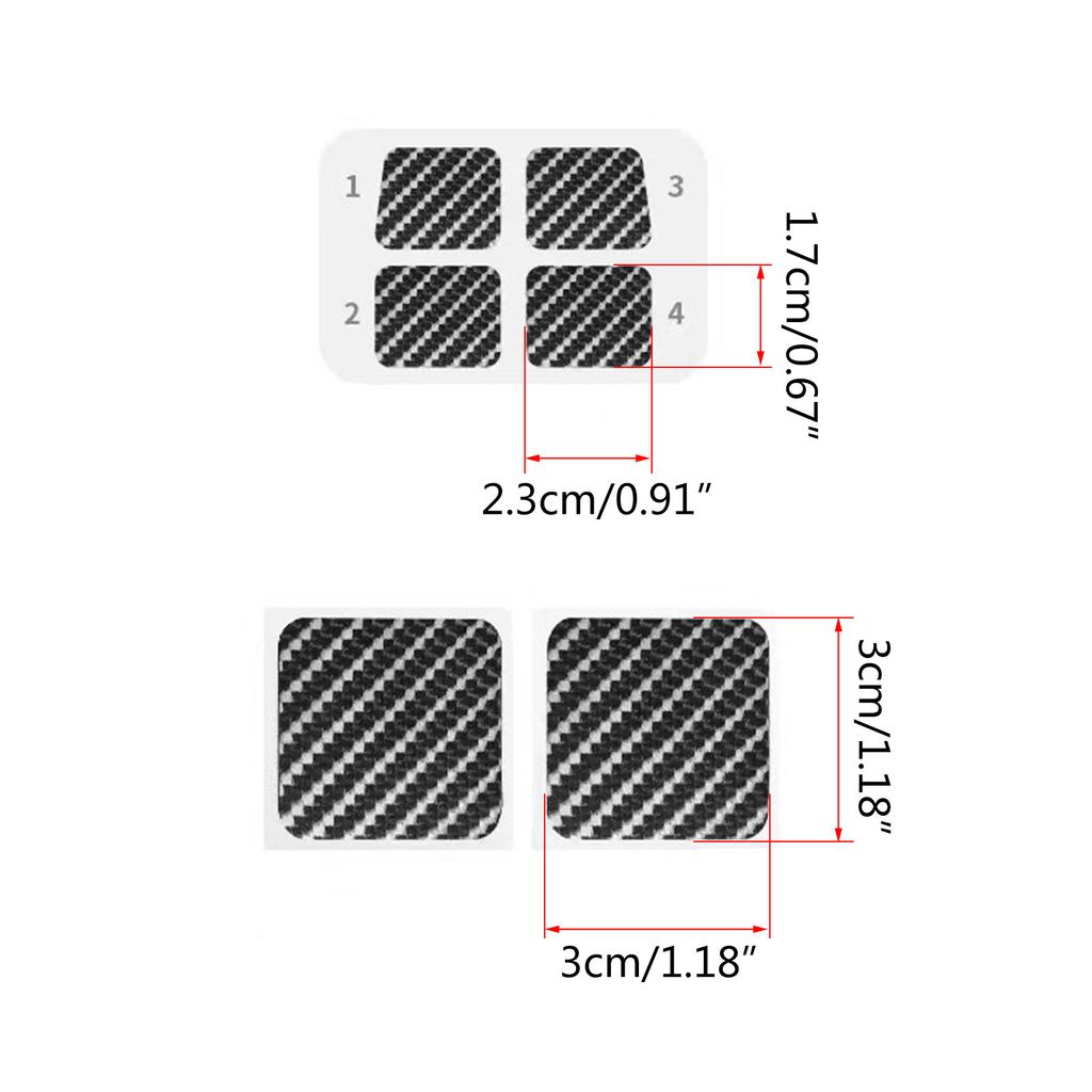 Наклейки на кнопки геймпада и трекпад Защитные наклейки Комплект износостойких наклеек против царапин для Steam Deck