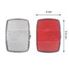 Велосипедный пластиковый отражатель заднего фонаря Отражатель переднего и заднего предупреждающего заднего фонаря
