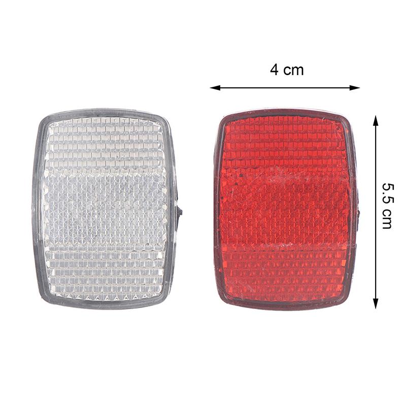 Велосипедный пластиковый отражатель заднего фонаря Отражатель переднего и заднего предупреждающего заднего фонаря