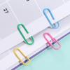 50PCS Zinc Zinc Alloy Metal Paper Clips Creative Binder Clamps Mini Bookmark Clip  Office