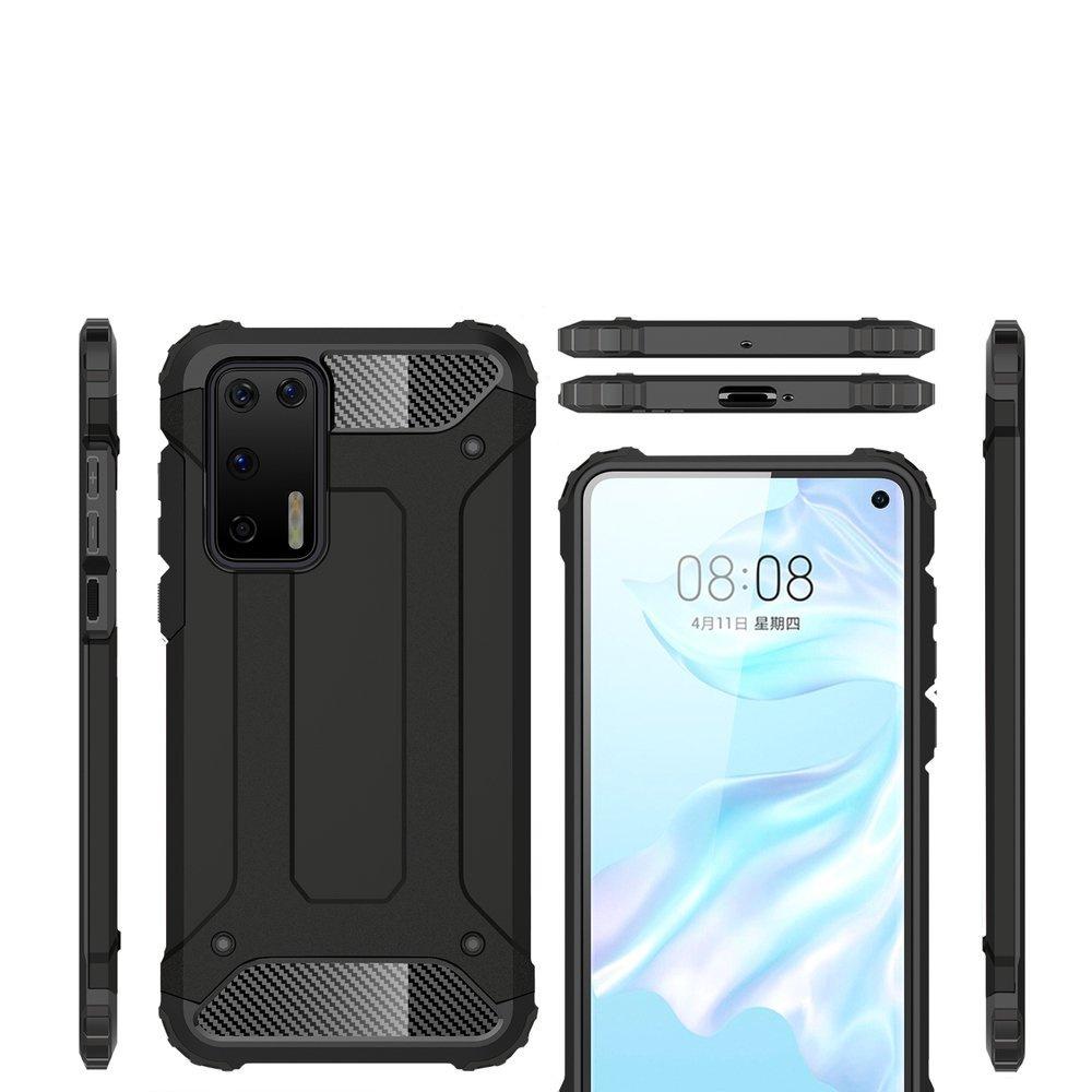 Huawei P40 Case, TECH ARMOR Case, Black