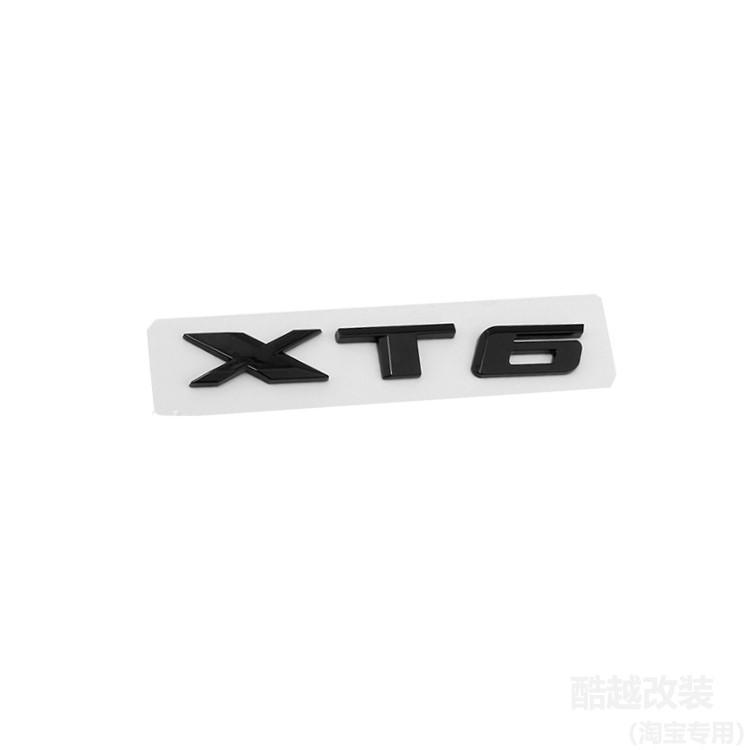 AABHP1 ABS 3D Front Grille Rear Trunk Emblem for Cadillac XT6 Fender Badge Logo Decal Cover Stickers Auto Accessories