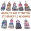 Корейские традиционные Ханбоки Туристические Травленые Акриловые Брелоки (9 шт.)