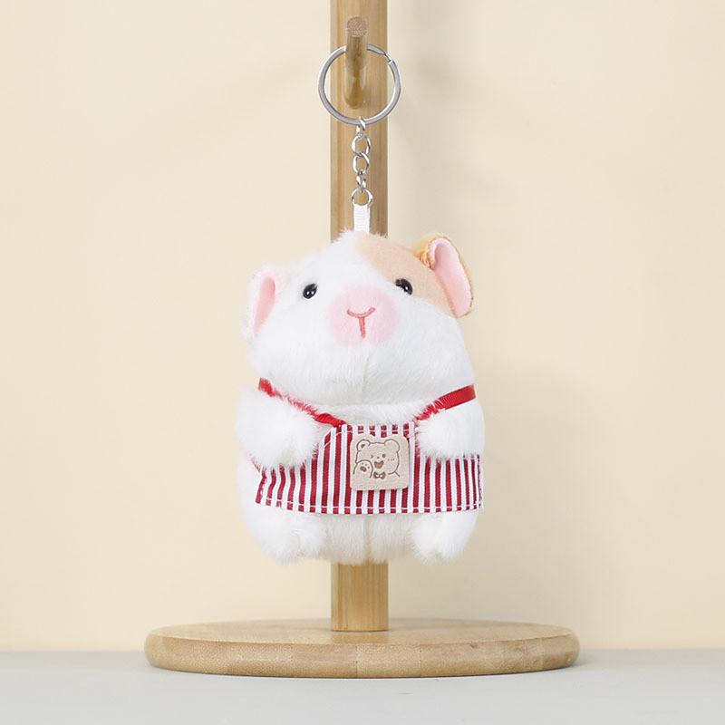 Cute Hamster Plush Keychain With Pp Cotton Filling For Kids And Students