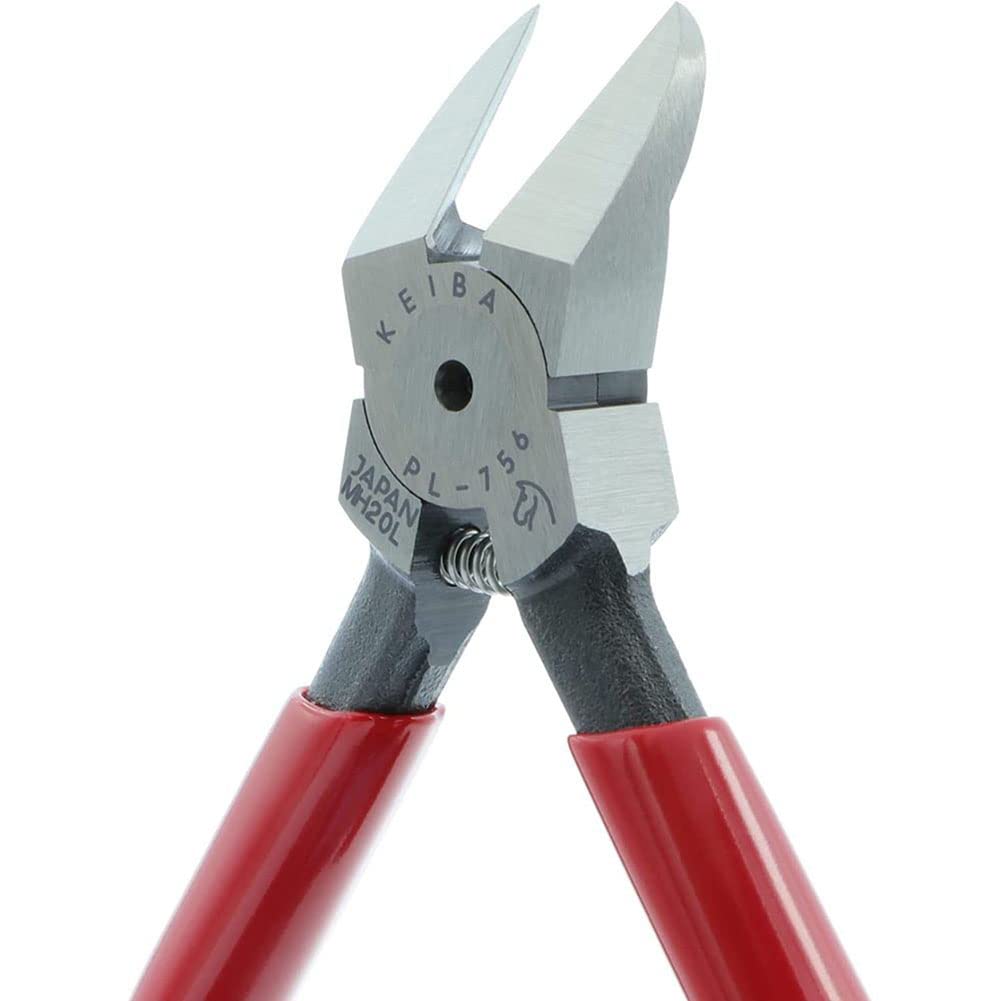 Keiba Plastic Nippers Flat Edge Shape 45 Degree Type 150mm PL-756