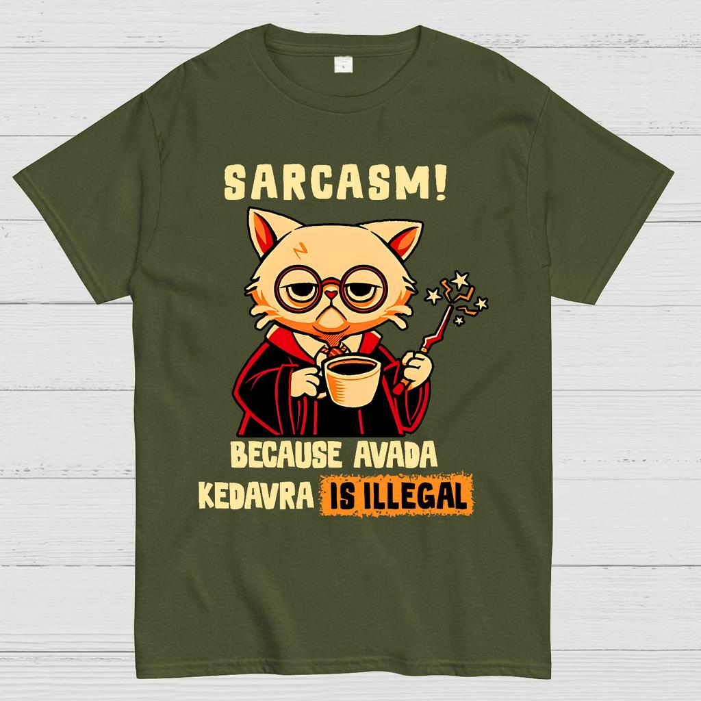 Avada Kedavra is Illegal Unisex 100% Cotton Summer Casual Cool Loose T-Shirt