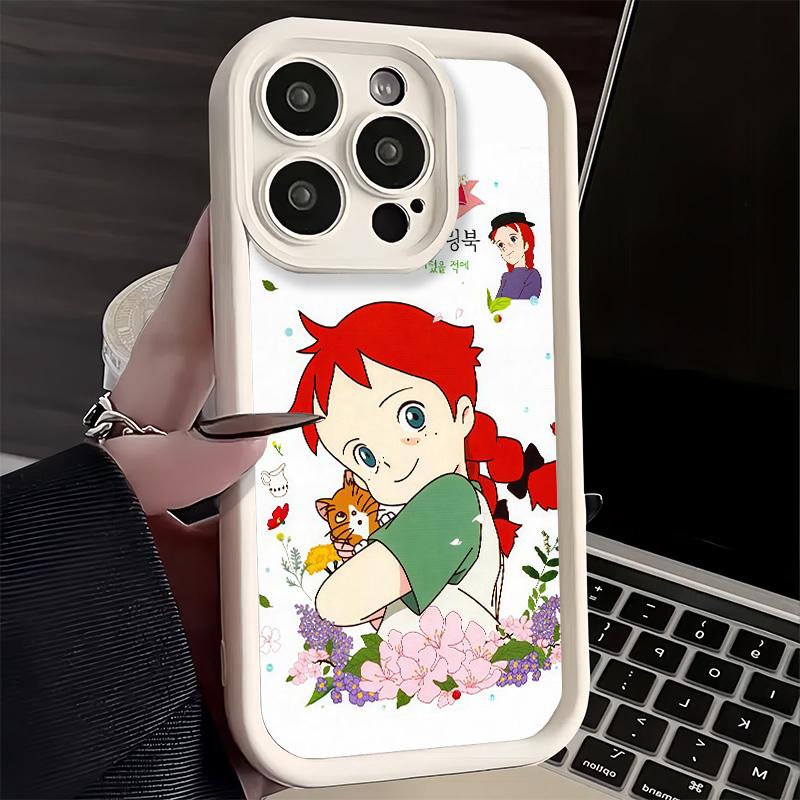 Anne Of Green Gables Shirley Phone Case for iPhone 16 17 Air 16E 15 Pro Max 14 Plus 13 12 Mini Capa Soft Shell Silicone Funda