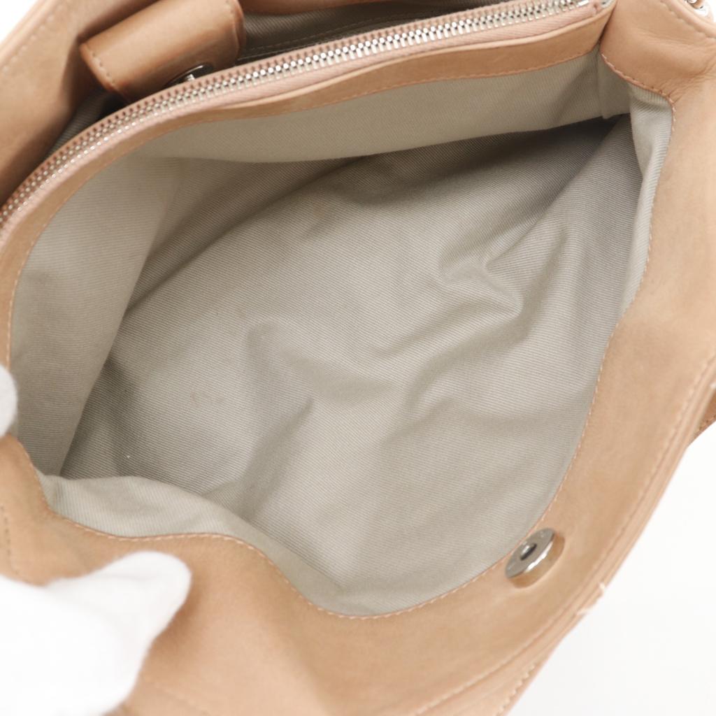 CHANEL 2WAYShoulder Bag Shoulder Bag Stitched CC pink/salmon pink Calfskin Women Used